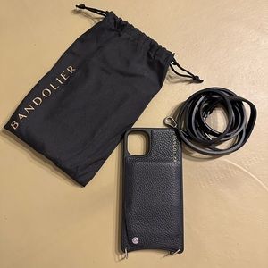 Black bandolier iPhone case